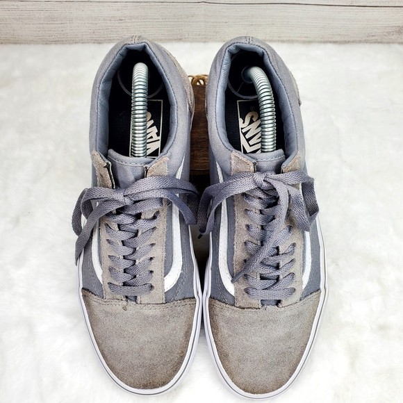 VANS Old Skool Suede Gray Sneakers Men's Size 8 - Picture 5 of 8